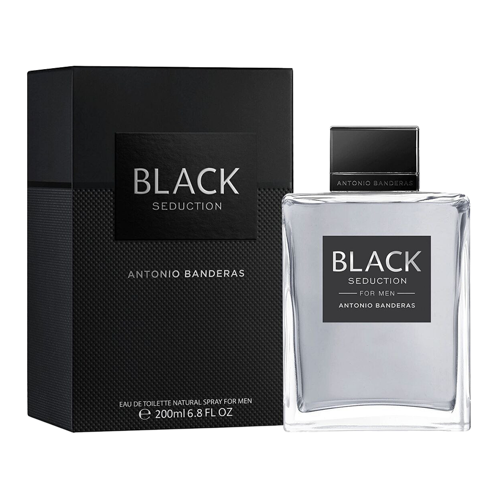 Antonio Banderas Seduction In Black Eau De Toilette Pour Homme - 2 Sizes