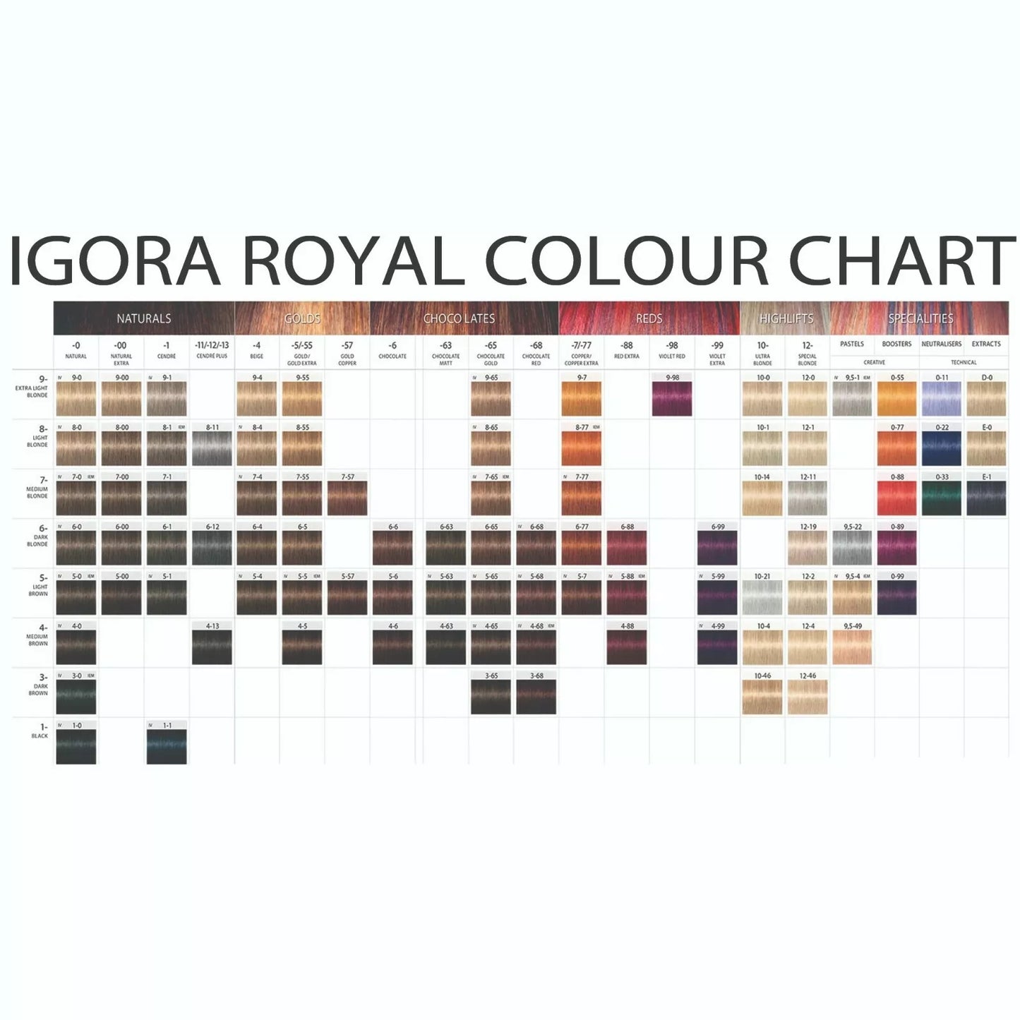 Igora Royal Schwarzkopf Hair color