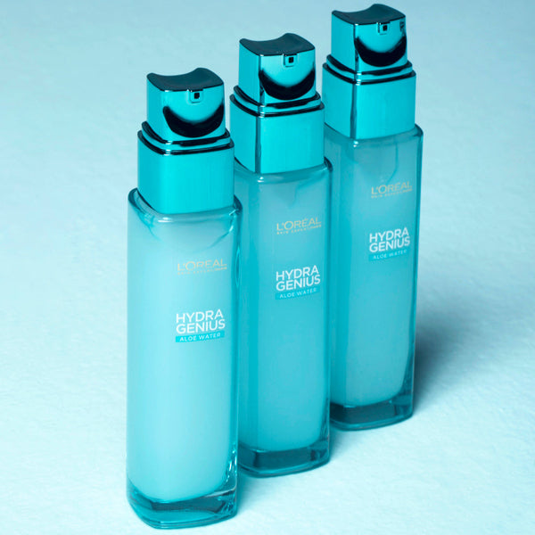 Hydra Genius Aloe Water and Hyaluronic Acid 72H Liquid Moisturizer For Normal to Dry Skin