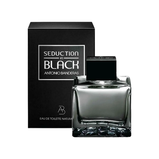 Antonio Banderas Seduction In Black Eau De Toilette Pour Homme - 2 Sizes