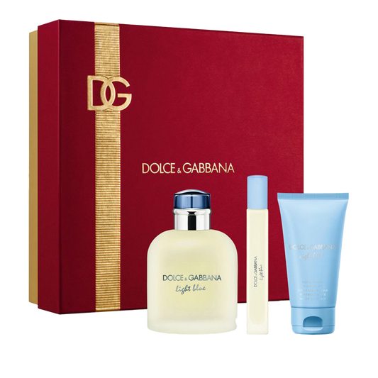 Dolce & Gabbana Light Blue Eau De Toilette Men's Gift Set